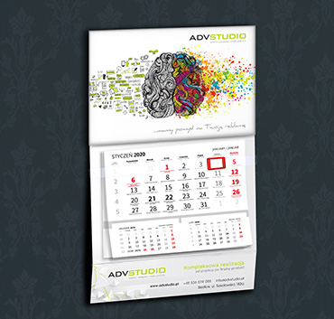 ADV Studio Kalendarz jednodzielny